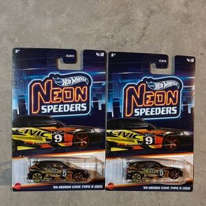 2 of Neon Speeders '99 Honda Civic Type R - Black & Yellow